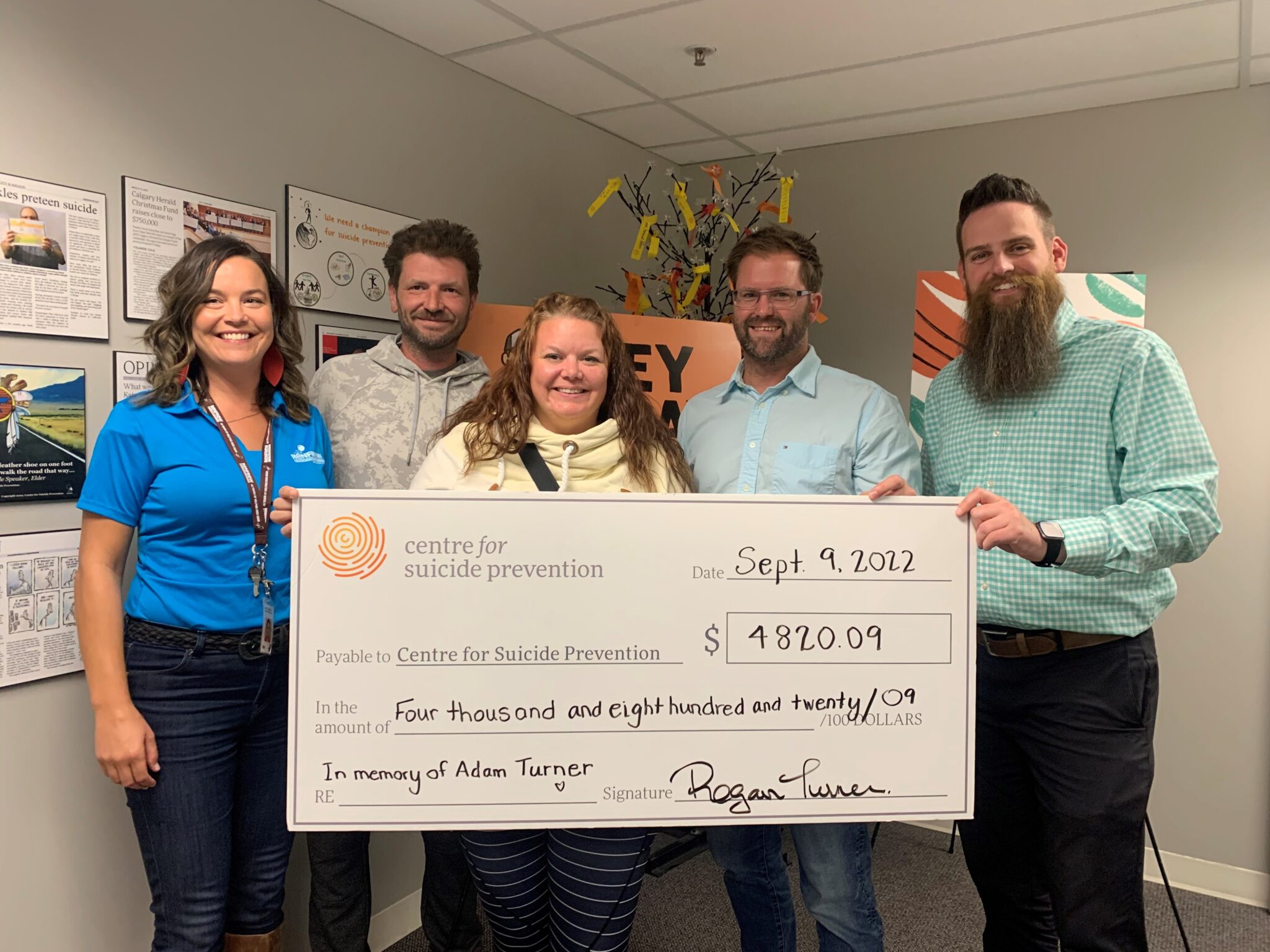 Thank you to the 'Do Better' baseball tournament Centre for Suicide